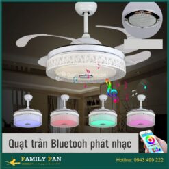 Quạt trần ẩn cánh Bluetooh phát nhạc hiện đại FF4226 chức năng Bluetooh hiện đại điều khiển quạt, đèn qua smartphone